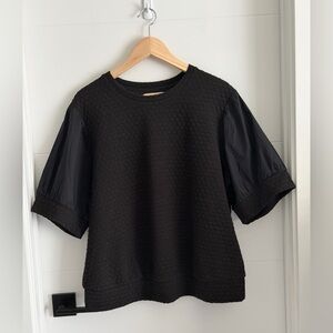 ✨NWT✨ Anthropologie: Short Sleeve Blouse (ptp approx 25in) -Size 1X